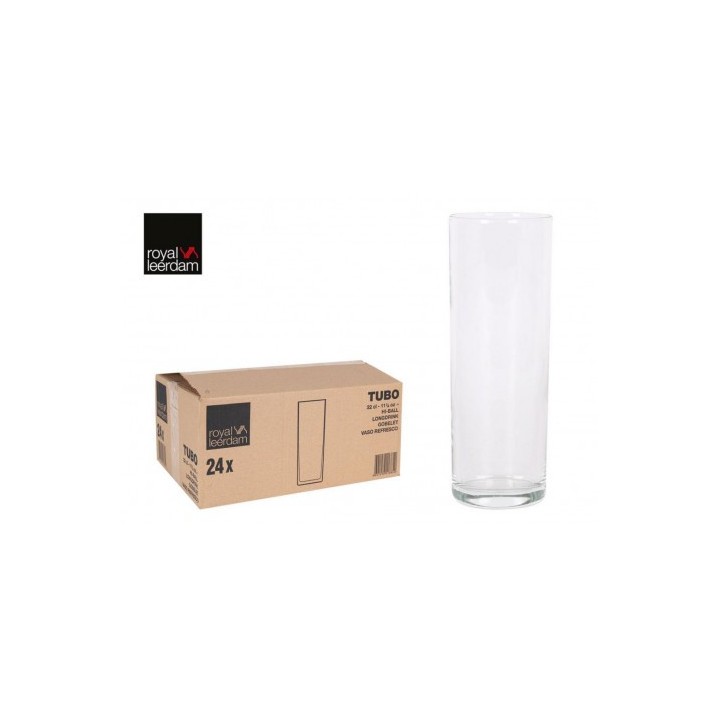 SET 24 VASOS TUBO 32CL LEERDAM