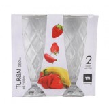 SET 2 COPAS HELADO 350CC TURAN LA MEDITERRANEA