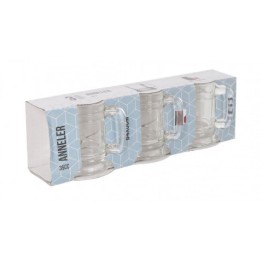SET 3 JARRITAS CON ASA 35CC ANNELER ARCOGLASS