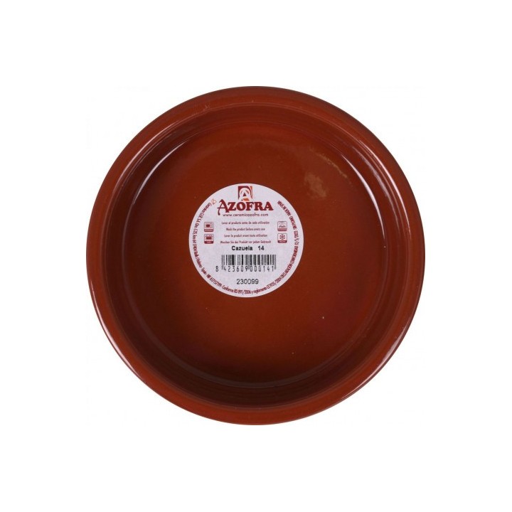 CAZUELA 14CM VITRO AZOFRA