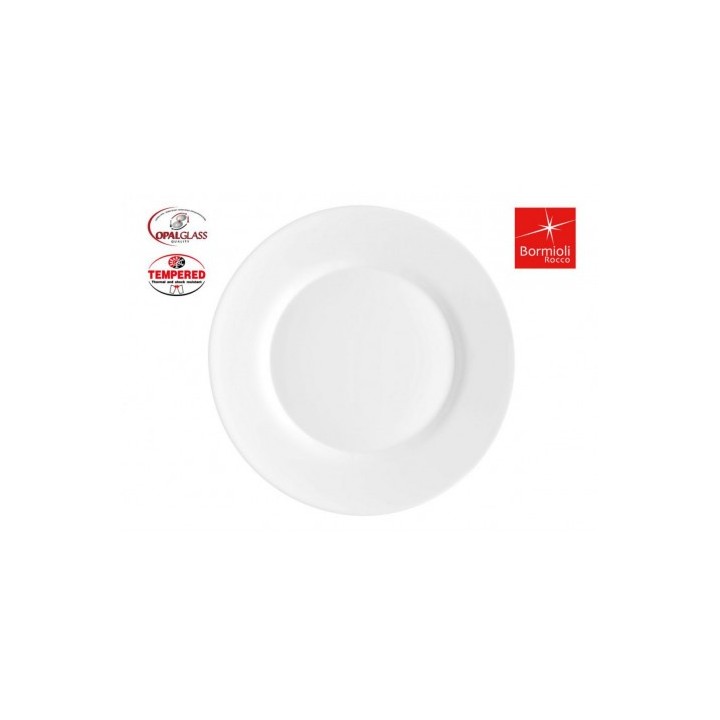 SET 6 PLATOS LLANO 25CM TOLEDO BORMIOLI