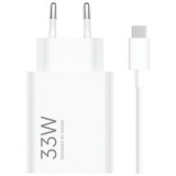 CARGADOR DE PARED XIAOMI 33W CABLE USB-A + USB-C