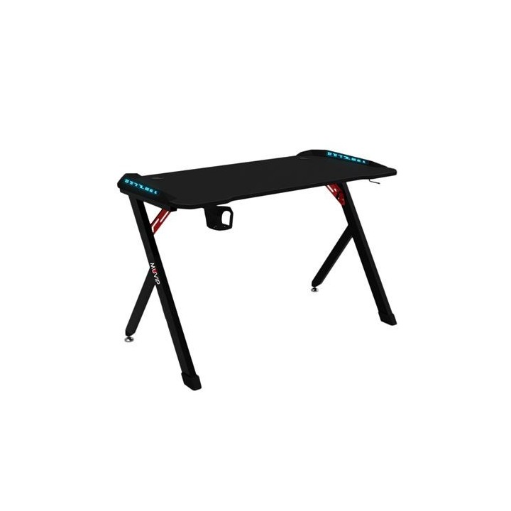 MESA GAMING PRO1200 FIBRA CARBONO LUZ RGB MUVIP