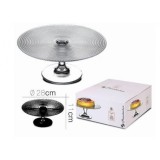 PLATO VIDRIO PARA REPOSTERIA DE 28CM PASABAHCE