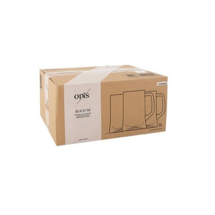 SET 6 JARRAS CERVEZAS 680ML MAXIM ONIS
