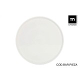 SET 6 PLATOS PARA PIZZA 33CM BARI IVORY BRILLO LA MEDITERRANEA