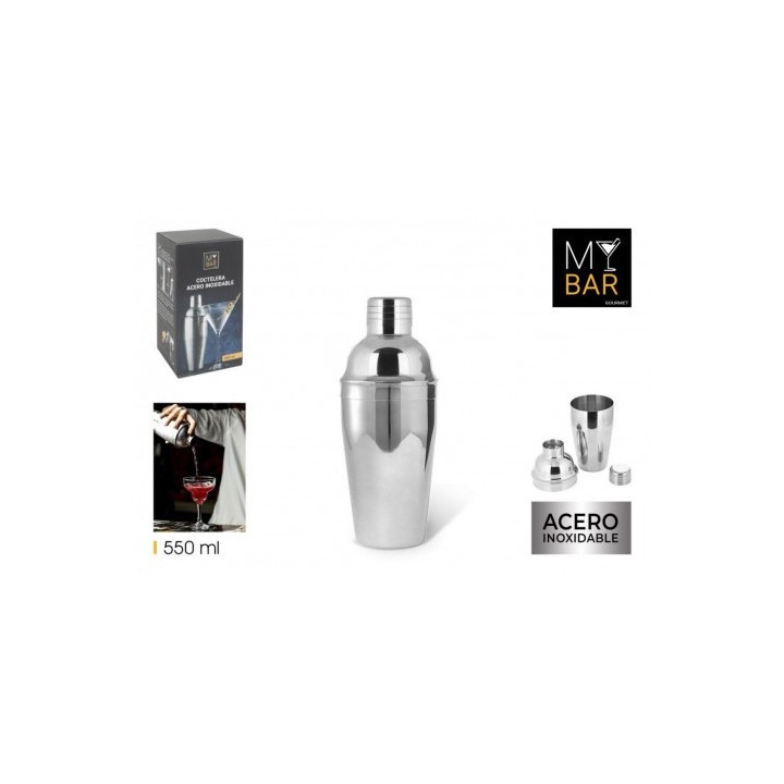 COCTELERA ACERO INOX 550 ML MY BAR