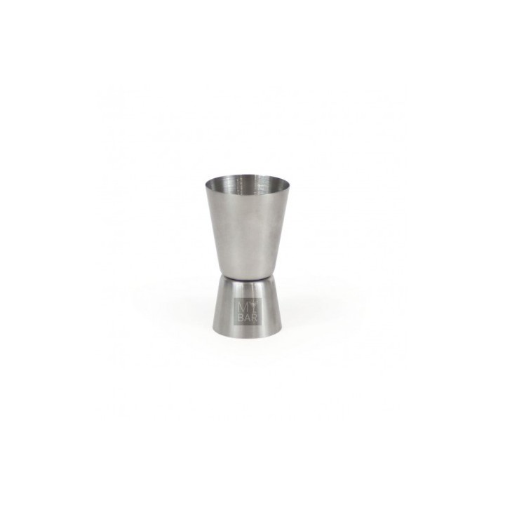VASO MEDIDOR COCTELERIA ACERO INOX 15/30 ML MY BAR
