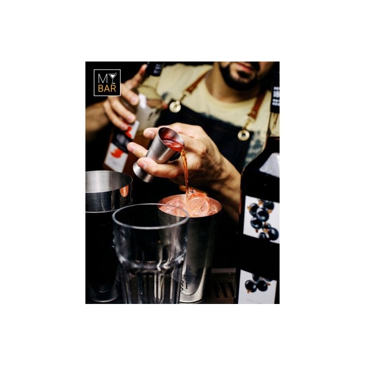 VASO MEDIDOR COCTELERIA ACERO INOX 15/30 ML MY BAR