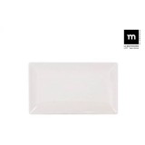 SET 18 FUENTES RECTANGULAR IVORY BRILLO 25X15CM LA MEDITERRANEA