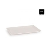 SET 24 FUENTES RECTANGULAR IVORY BRILLO 13X20CM LA MEDITERRANEA