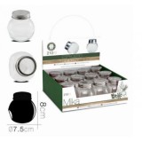 TARRO VIDRIO 2 POSICIONES 210ML TAPA ROSCA