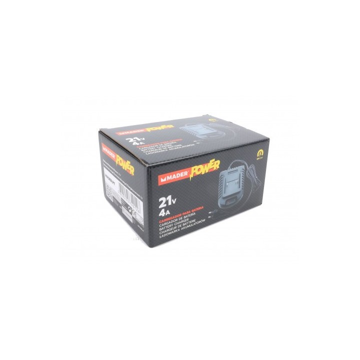 CARGADOR RAPIDO DE BATERIAS MADER POWER 21V 4AH