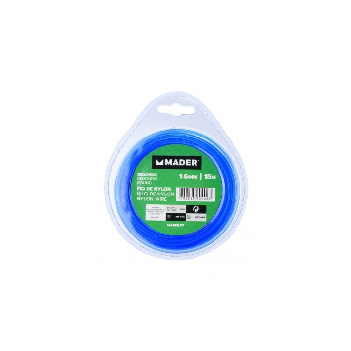 HILO DE NYLON REDONDO 1.6MM 15 METROS MADER