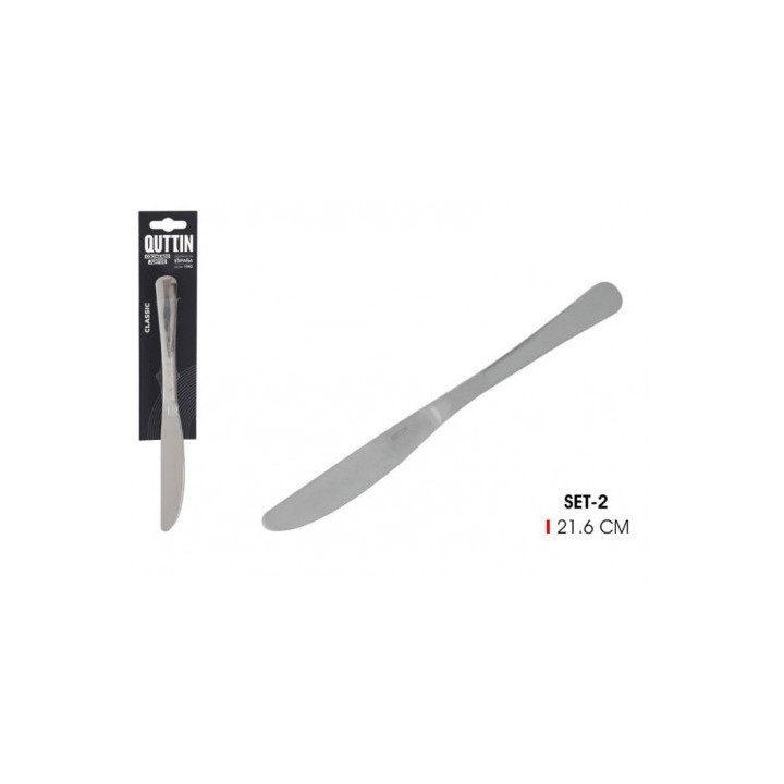 SET 2 CUCHILLOS MESA 22CM CLASSIC QUTTIN
