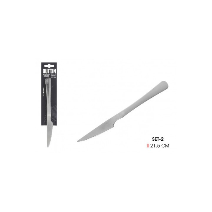 SET 2 CUCHILLOS CARNE 21.5CM CLASSIC QUTTIN