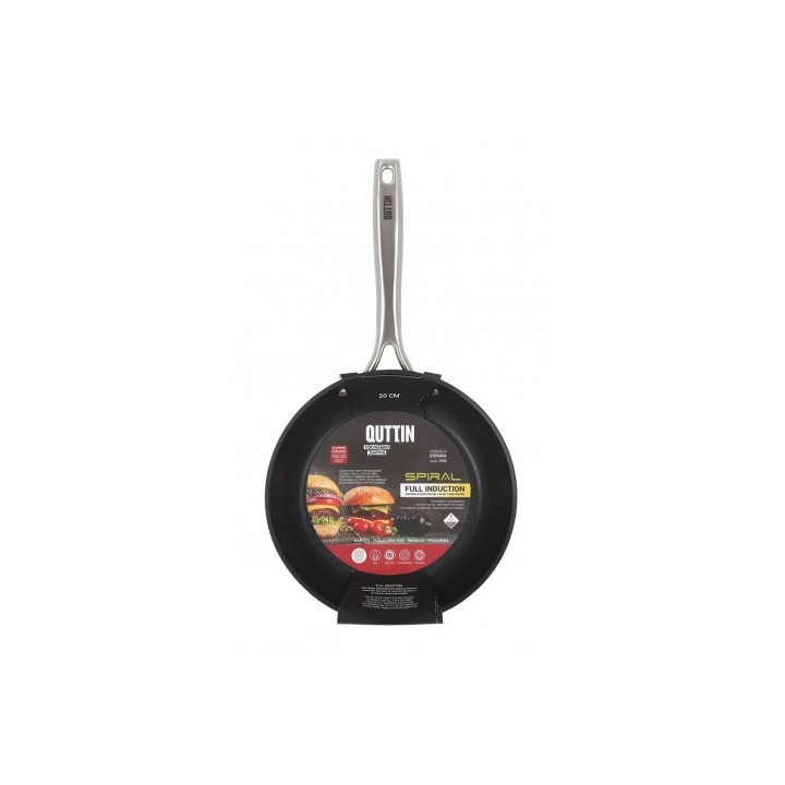 SARTEN ALUMINIO FORJADO FULL INDUCCION 20CM SPIRAL QUTTIN