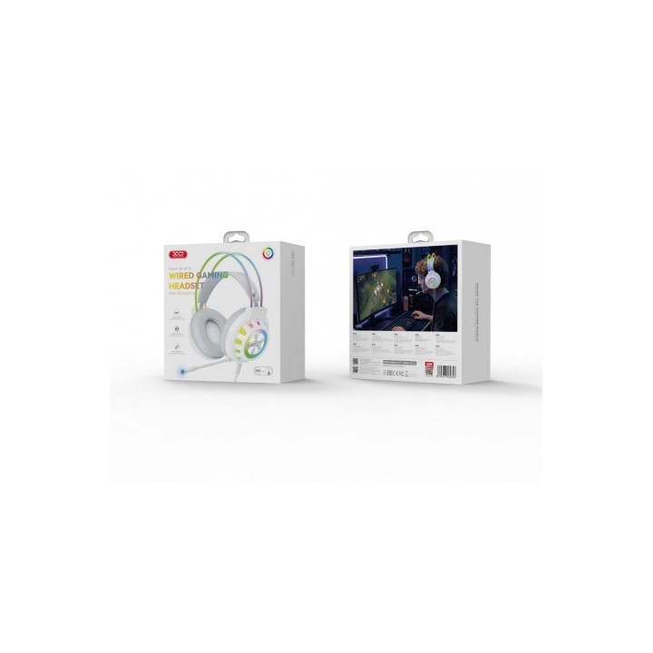 AURICULAR GAMING DIADEMA CON CABLE BLANCO G10 XO