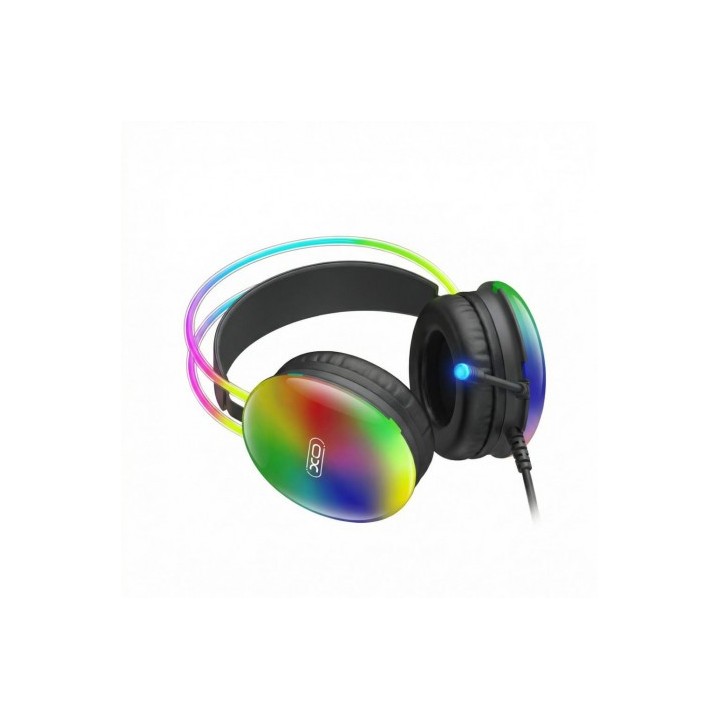 AURICULARES GAMING DIADEMA CON CABLE NEGRO GE11 XO