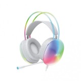 AURICULARES GAMING DIADEMA CON CABLE BLANCO GE11 XO