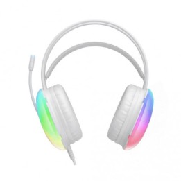 AURICULARES GAMING DIADEMA CON CABLE BLANCO GE11 XO