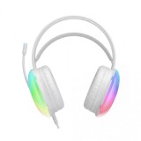 AURICULARES GAMING DIADEMA CON CABLE BLANCO GE11 XO