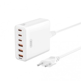 CARGADOR DE CORRIENTE 75W 6 TOMAS 3USB A 3USBC L133 XO