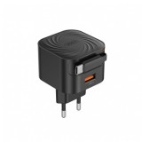 CARGADOR TIPO C CARGA RAPIDA 20W RETRACTIL L165 XO
