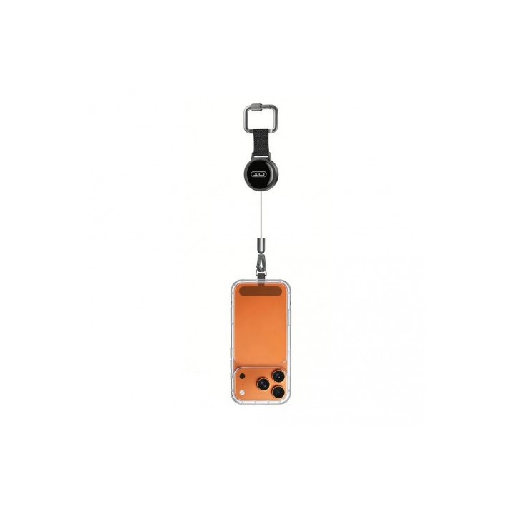 LLAVERO MOSQUETON RETRACTIL PARA SMARTPHONE SF16 XO