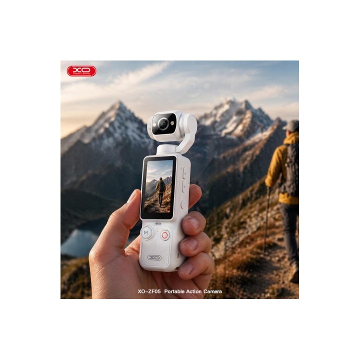 CAMARA ACCION PORTATIL UHD 4K BLANCA ZF05 XO