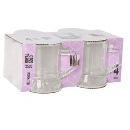 SET 4 VASOS CHUPITO 25CC ROYAL GOLD