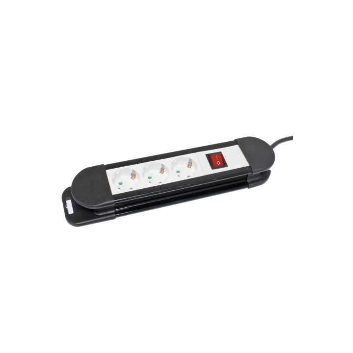 BASE MULTIPLE 3 TOMAS CON INTERRUPTOR MADER