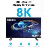 CABLE HDMI 2.1 8K 3 METROS VENTION NEGRO