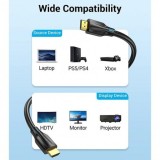 CABLE HDMI 2.1 8K 3 METROS VENTION NEGRO