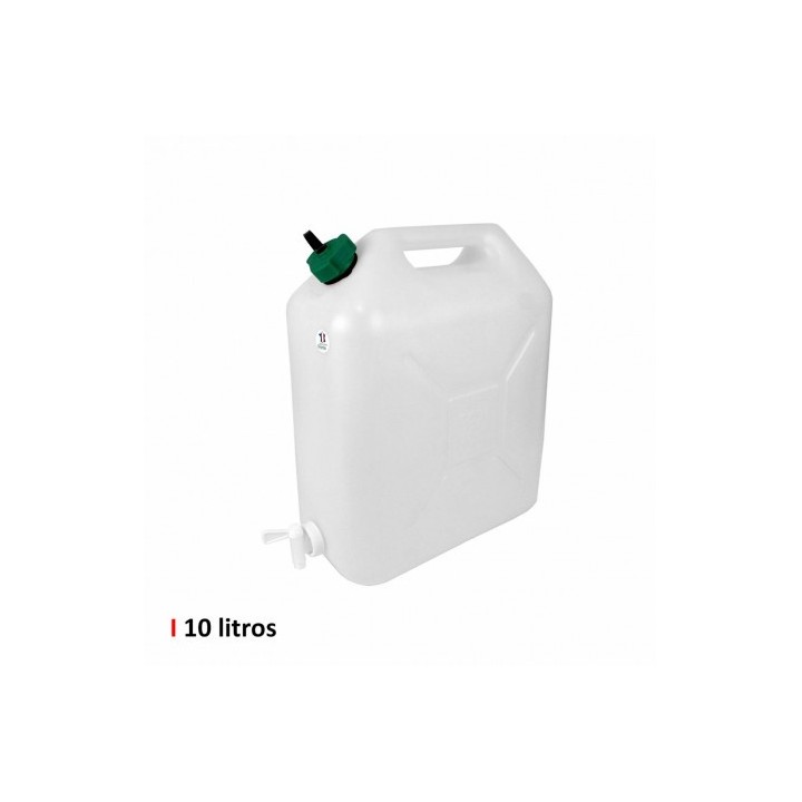 BIDON DE AGUA CON GRIFO 10 LITROS EXTRA FUERTE EDA