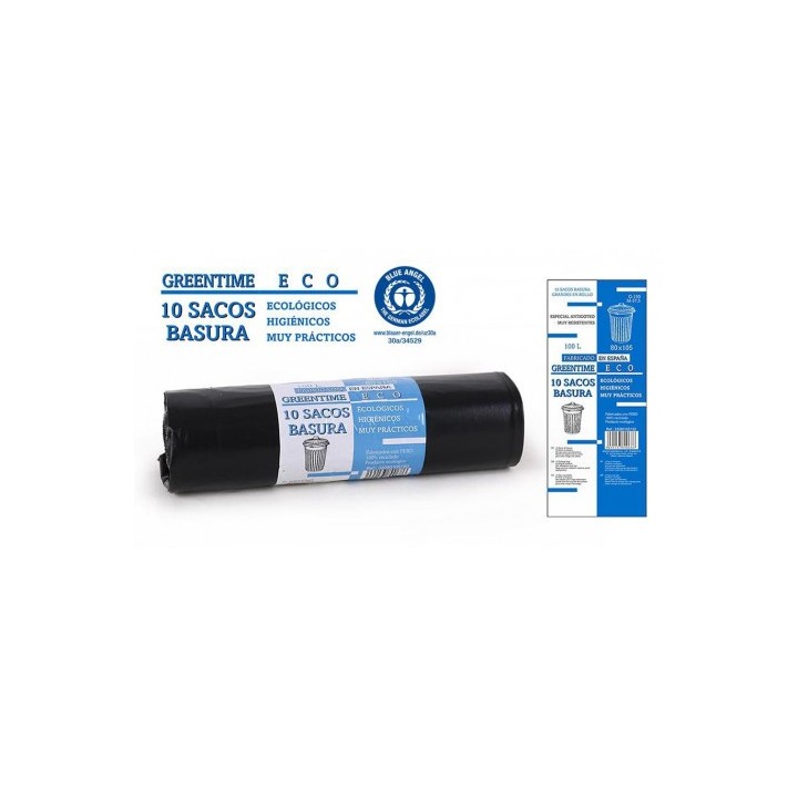 PACK 10 SACOS BASURA 100L 80X105
