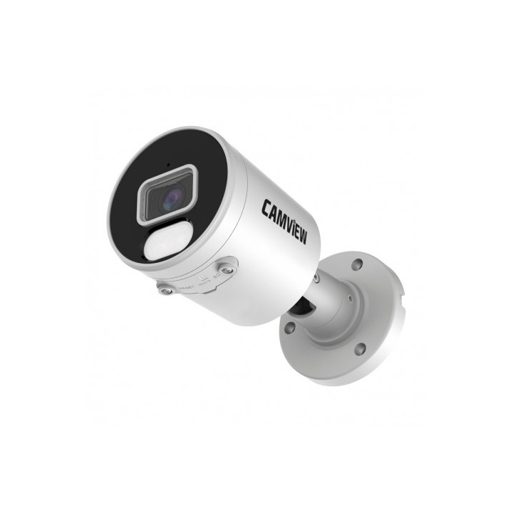 CAMARA IP BULLET 4MP POE DUAL LIGHT CON IA MICRÓFONO Y MICRO SD CAMVIEW