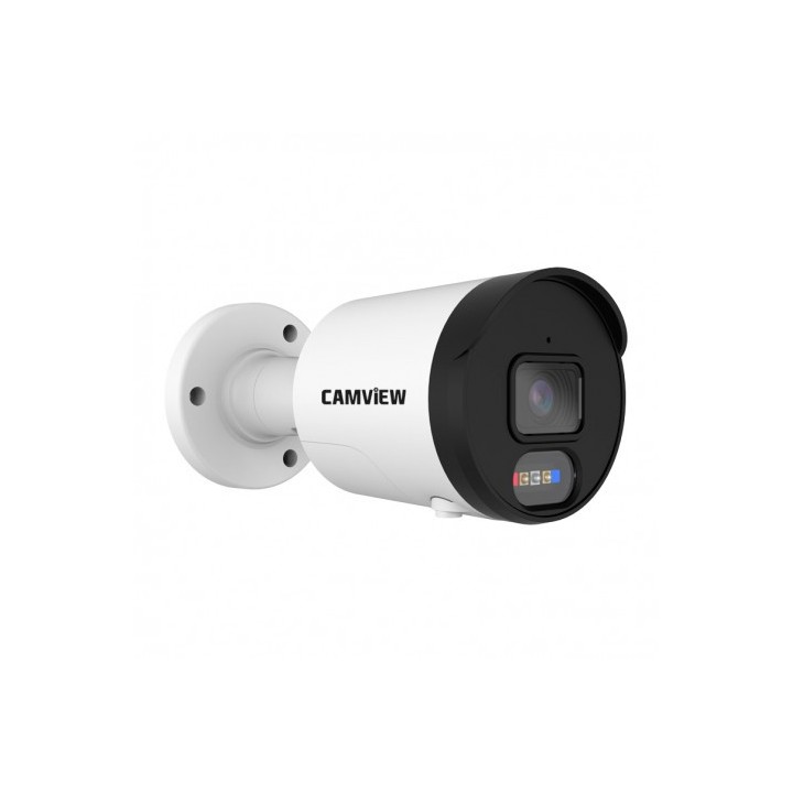 CAMARA IP BULLET 5MP POE CON AI SIRENA, AUDIO, LUCES Y MICRO SD CAMVIEW