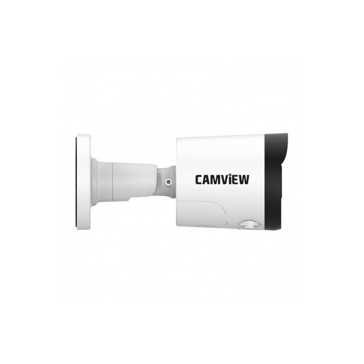 CAMARA IP BULLET 5MP POE CON AI SIRENA, AUDIO, LUCES Y MICRO SD CAMVIEW