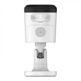CAMARA IP BULLET 5MP POE CON AI SIRENA, AUDIO, LUCES Y MICRO SD CAMVIEW