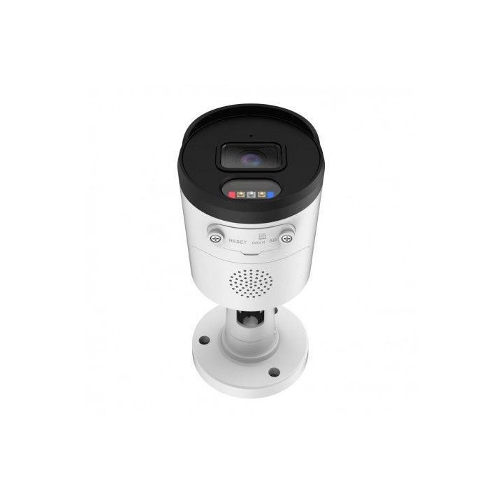CAMARA IP BULLET 5MP POE CON AI SIRENA, AUDIO, LUCES Y MICRO SD CAMVIEW