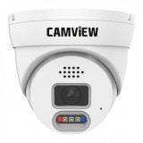 CAMARA IP DOMO 5MP POE CON AI SIRENA, AUDIO, LUCES Y MICRO SD CAMVIEW