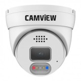 CAMARA IP DOMO 5MP POE FULL AI SIRENA, AUDIO, LUCES Y MICRO SD CAMVIEW