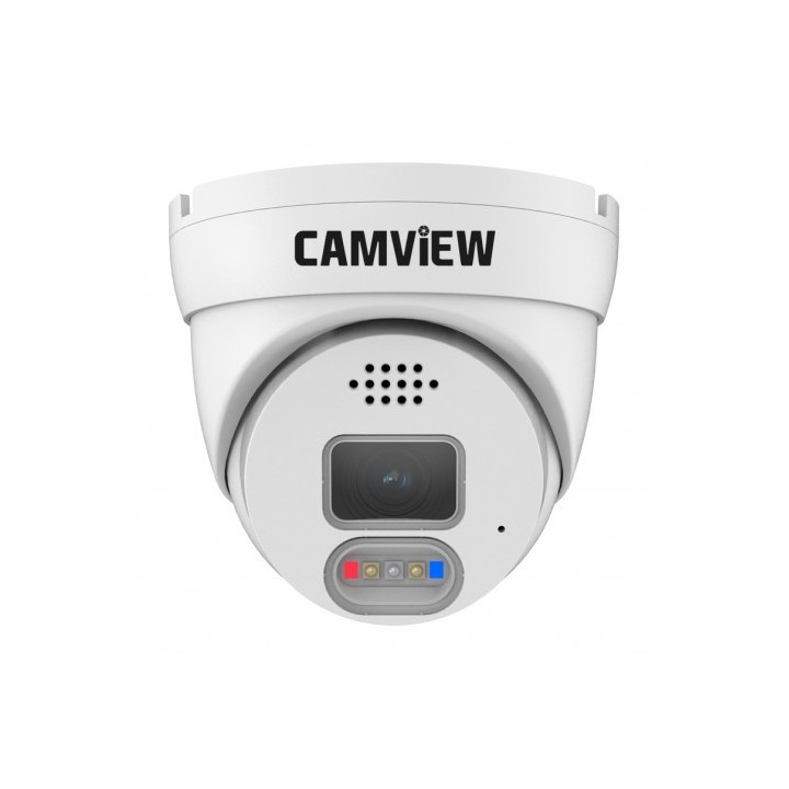CAMARA IP DOMO 5MP POE FULL AI SIRENA, AUDIO, LUCES Y MICRO SD CAMVIEW