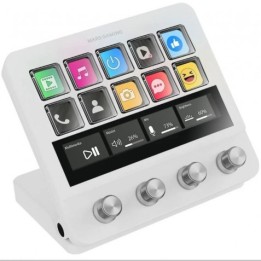 STREAM DECK MARS GAMING MSD-PRO | 10+4 TECLAS LCD | BLANCO