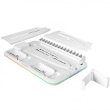 SOPORTE MULTIFUNCION RGB PARA PS5 MARS GAMING MPS5-B2 BLANCO