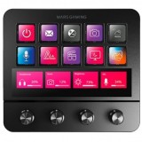 STREAM DECK MARS GAMING MSD-PRO | 10+4 TECLAS LCD | NEGRO
