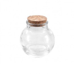 TARRITO VIDRIO TAPON CORCHO 85ML LA MEDITERRANEA