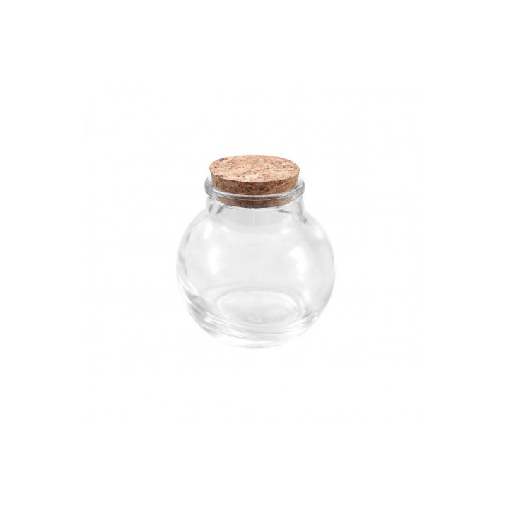 TARRITO VIDRIO TAPON CORCHO 85ML LA MEDITERRANEA