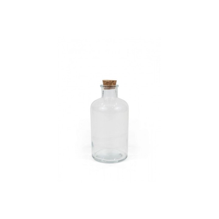 BOTELLA FRASCA 500ML CON TAPON CORCHO LA MEDITERRANEA